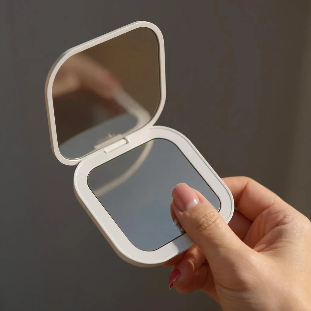 Mini LED Folding Makeup Mirror