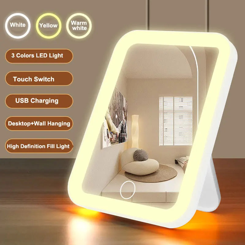 Vanity Mirror with Touch Screen