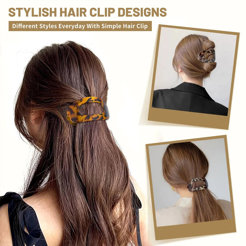 Floral Hair Clip – Stylish Claw Clip with Strong Grip