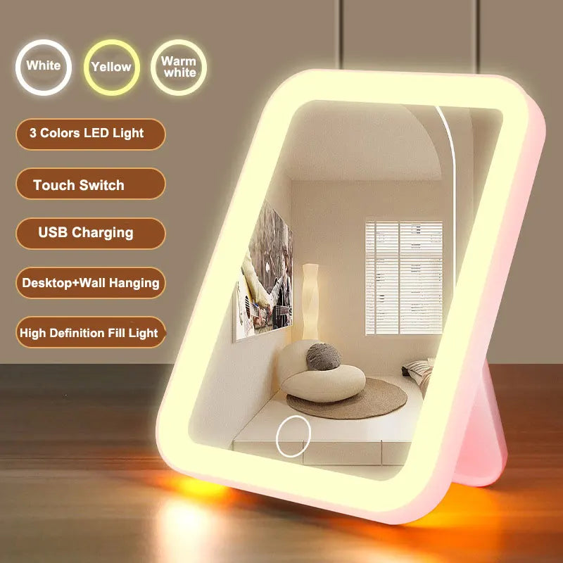 Vanity Mirror with Touch Screen