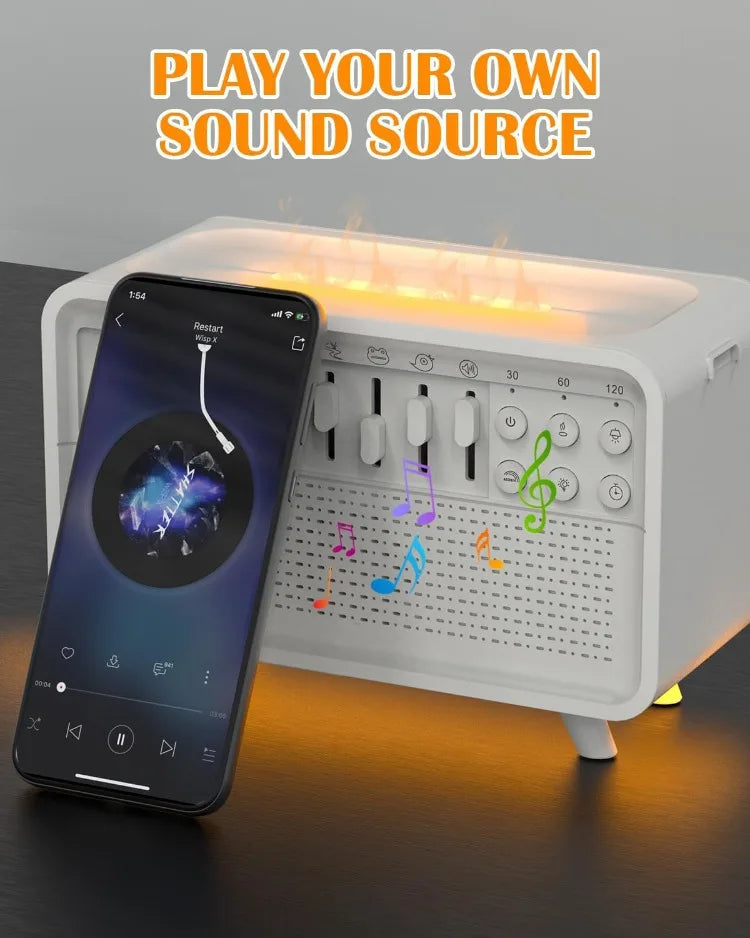 Bluetooth Noise Machine with Aroma Diffuser and Humidifier