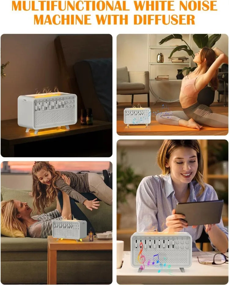 Bluetooth Noise Machine with Aroma Diffuser and Humidifier