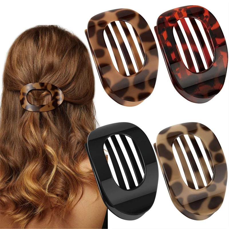 Floral Hair Clip – Stylish Claw Clip with Strong Grip