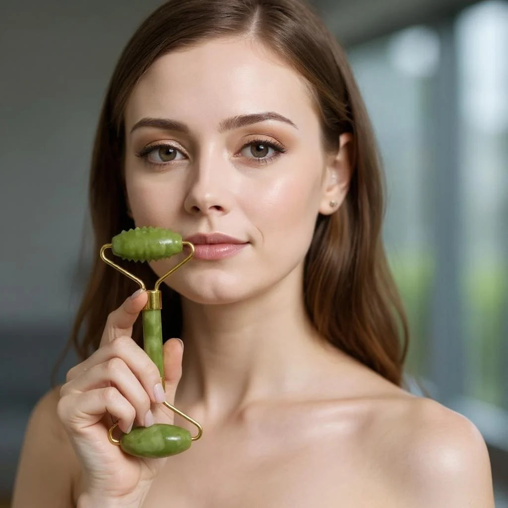 Natural Jade Roller & Gua Sha