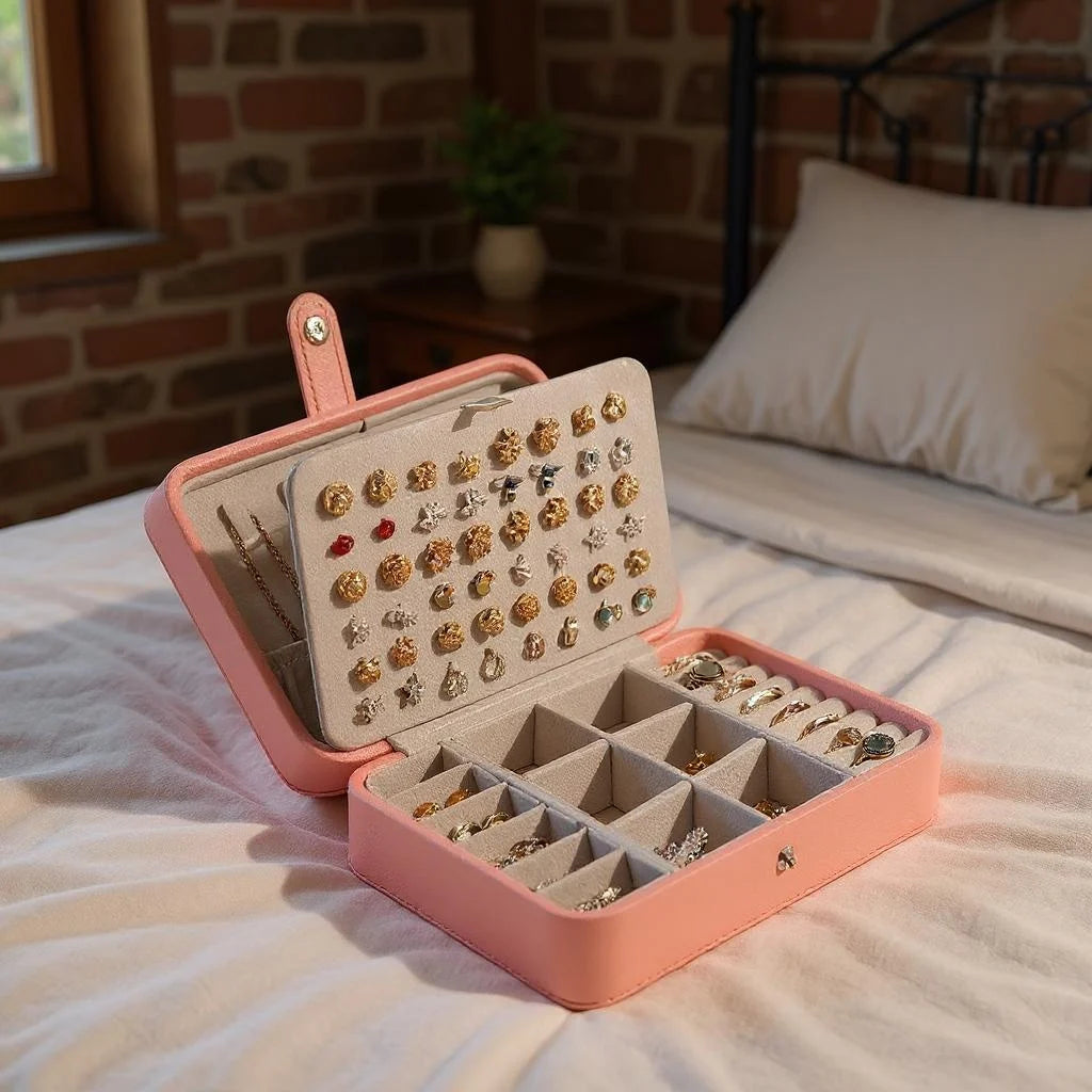 Portable Jewelry Storage Box
