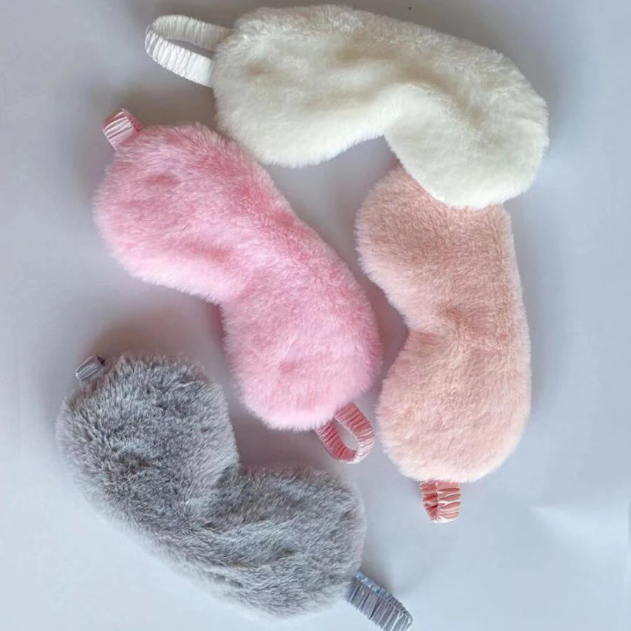 ๐ Cute Plush Love Cloud Sleeping Mask ๐