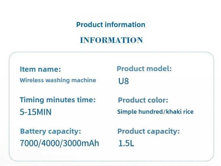 Portable Washing Machine