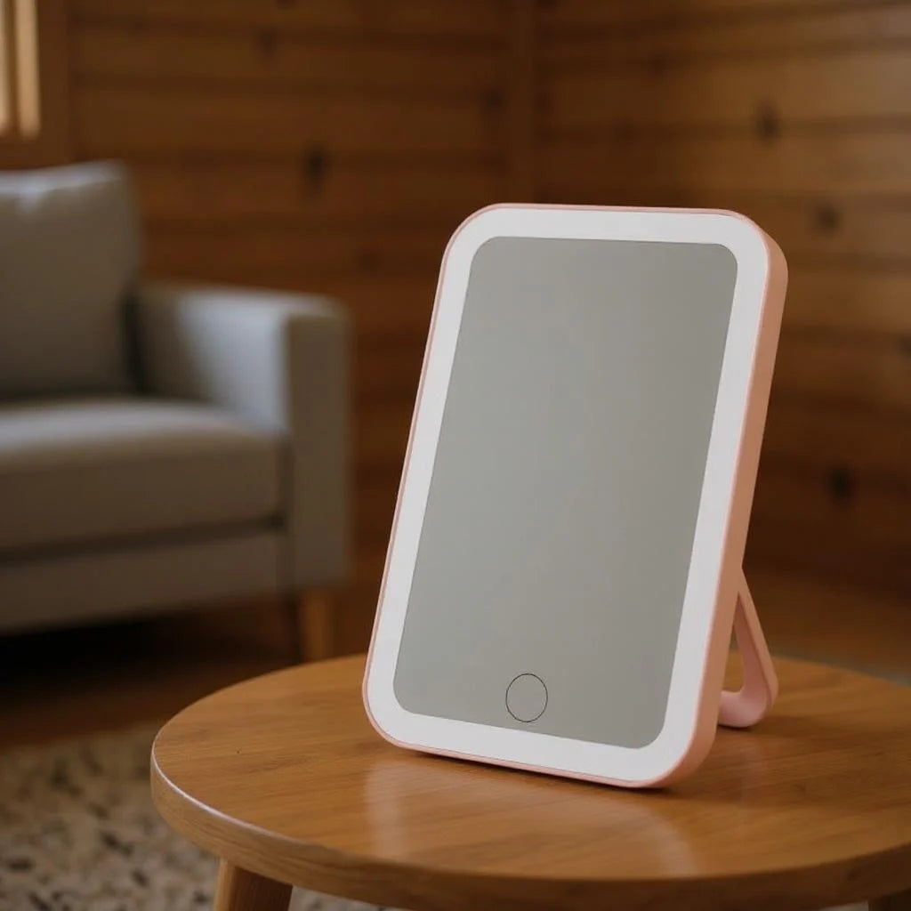 Vanity Mirror with Touch Screen