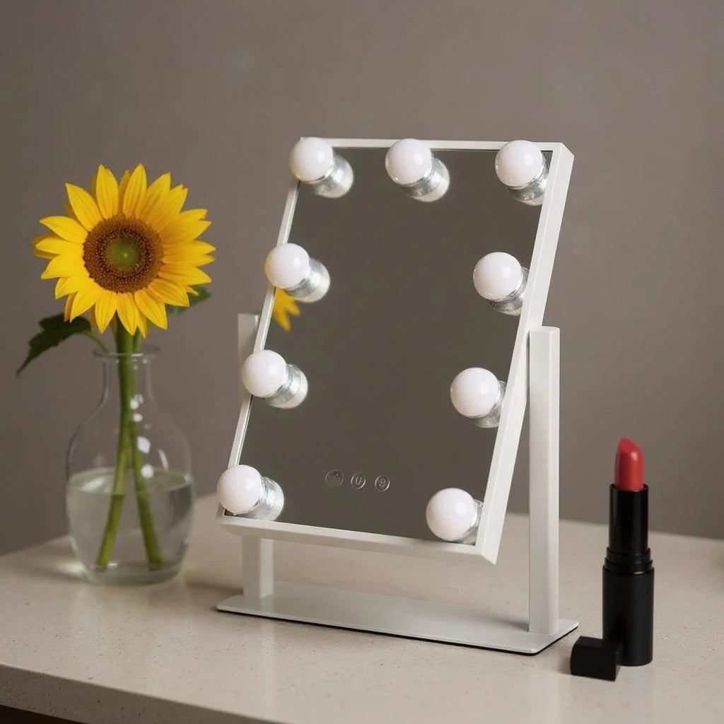 Hollywood Vanity Mirror with Dimmable LED Bulbs