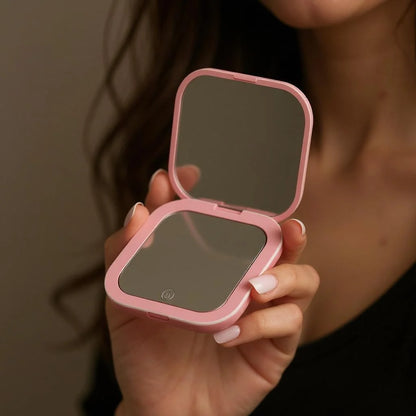 Mini LED Folding Makeup Mirror