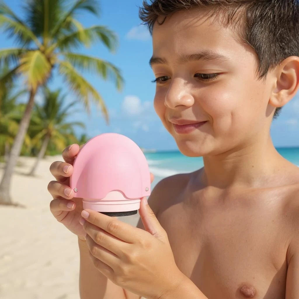 Rechargeable Silicone Roll-On Sunscreen Applicator 