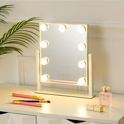 Hollywood Vanity Mirror with Dimmable LED Bulbs