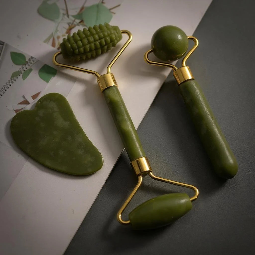 Natural Jade Roller & Gua Sha