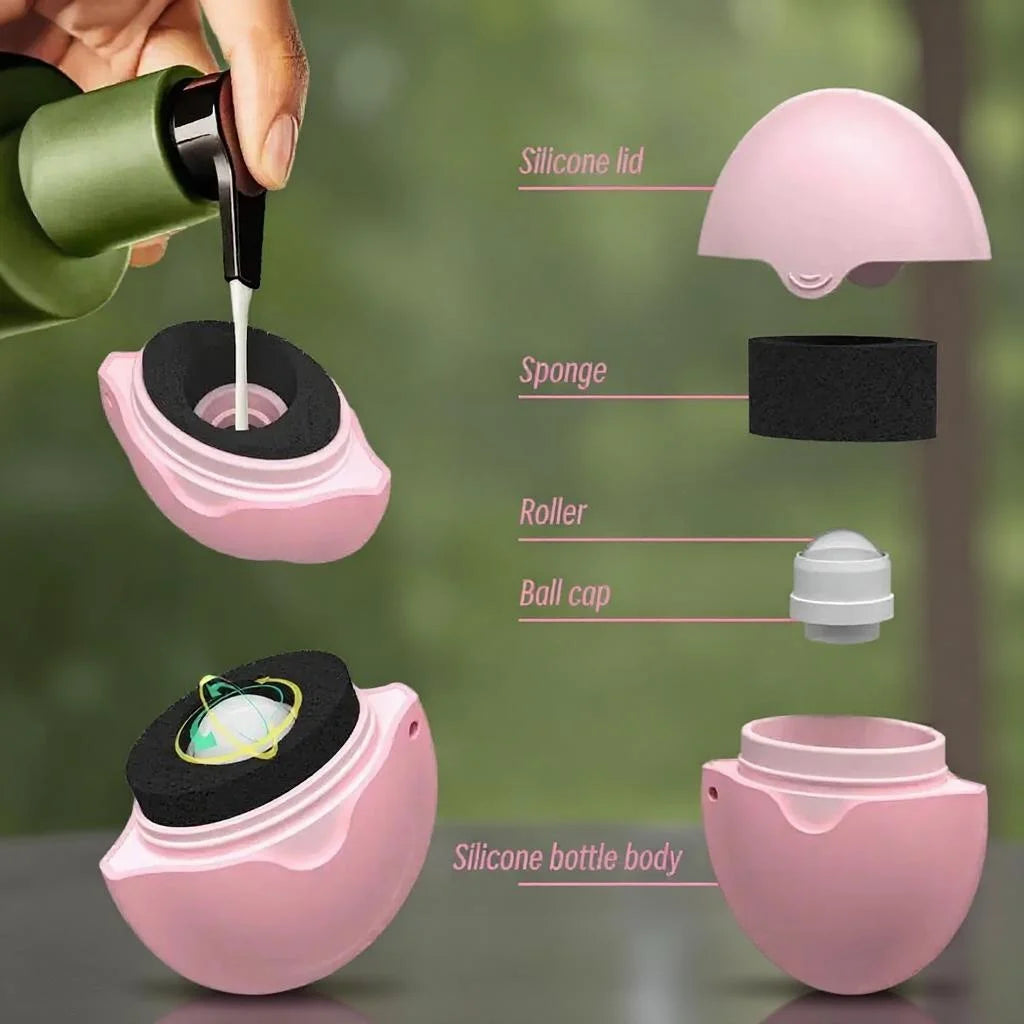 Rechargeable Silicone Roll-On Sunscreen Applicator 
