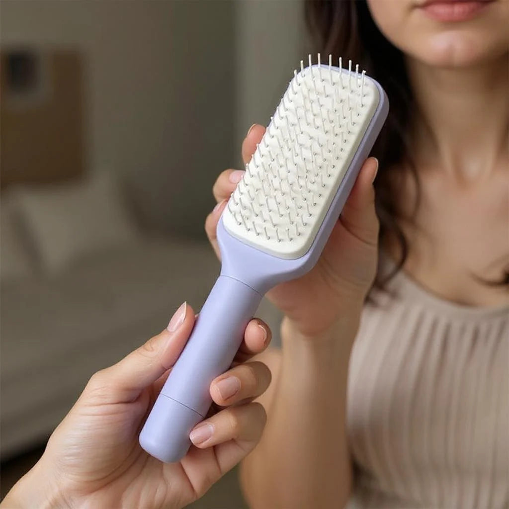 Retractable hairbrush