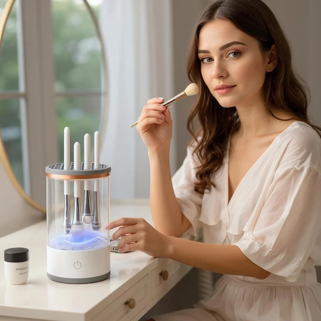 Electric Makeup Brush Cleaner 