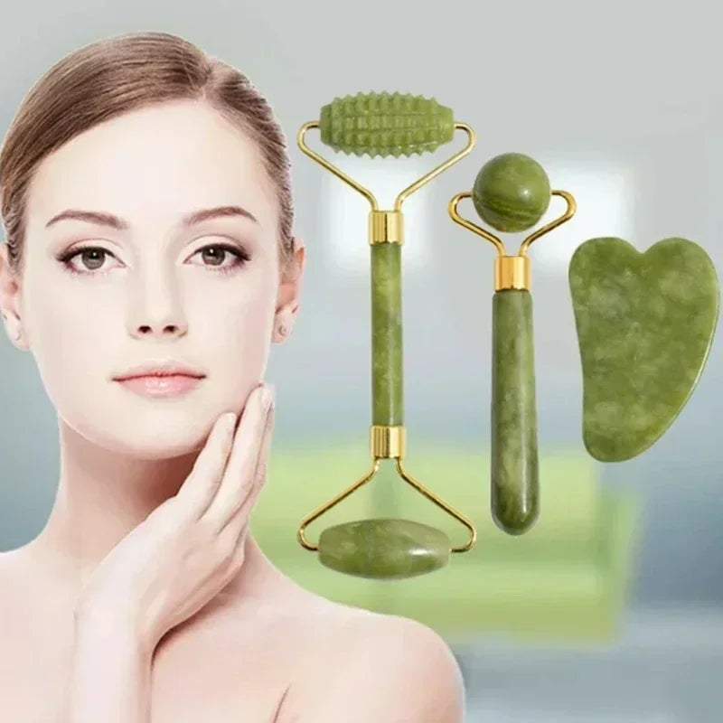 Natural Jade Roller & Gua Sha