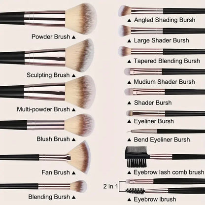 Professional Makeup Brushes Set