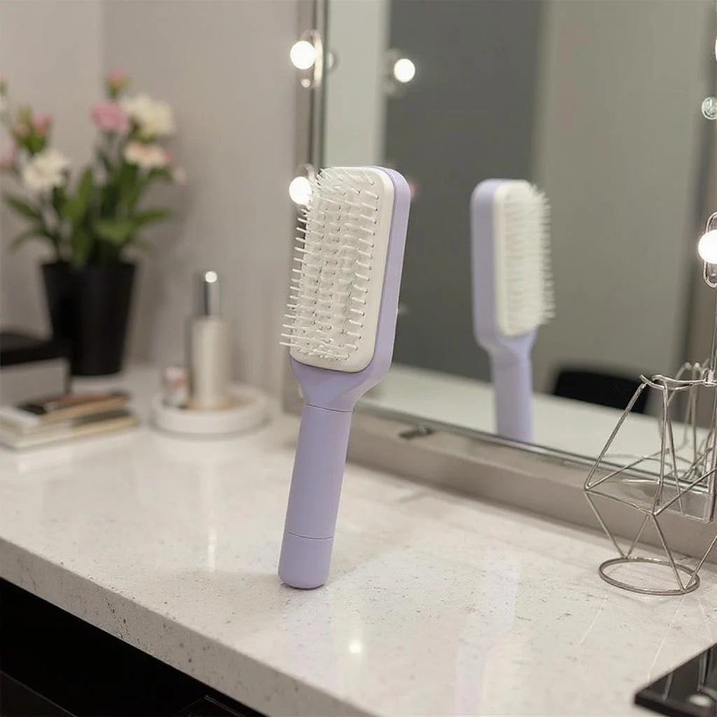 Retractable hairbrush