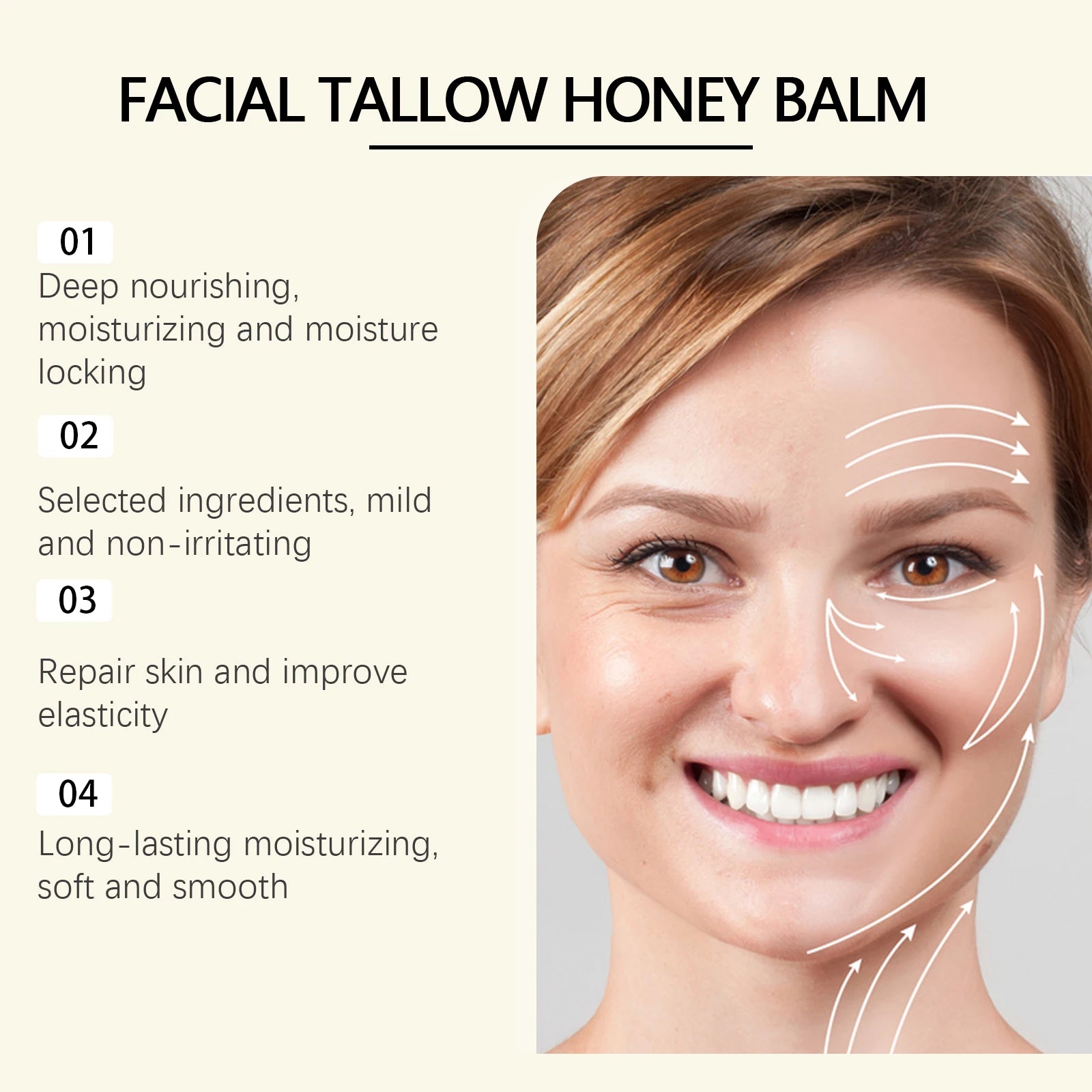 Facial Tallow Honey Balm