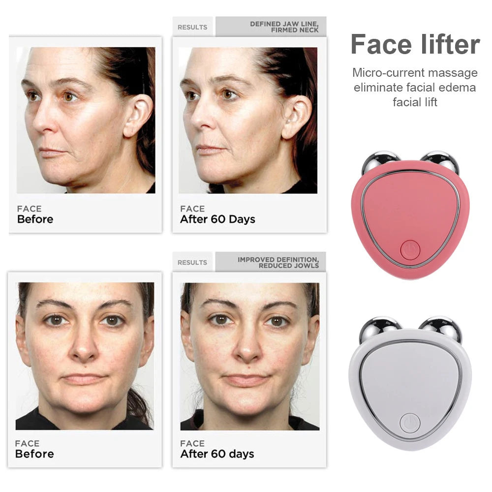 EMS Face Lifting Machine Facial Massager Microcurrent Roller
