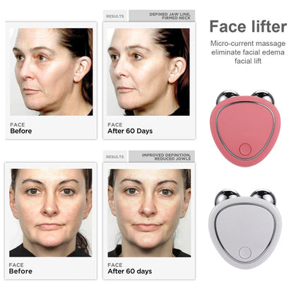 EMS Face Lifting Machine Facial Massager Microcurrent Roller