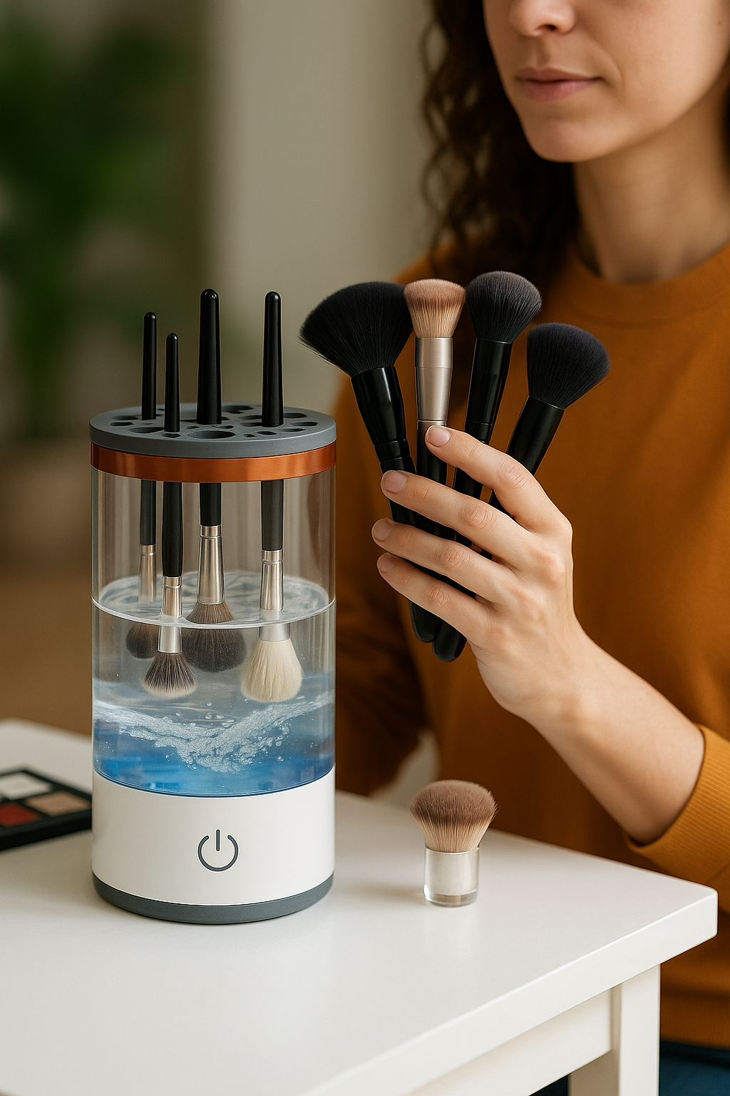 Electric Makeup Brush Cleaner 