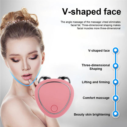 EMS Face Lifting Machine Facial Massager Microcurrent Roller