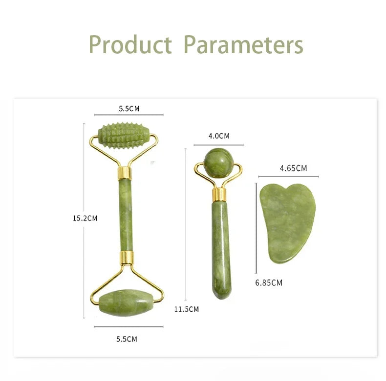 Natural Jade Roller & Gua Sha