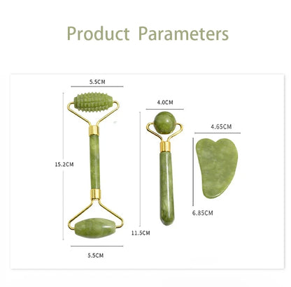 Natural Jade Roller & Gua Sha