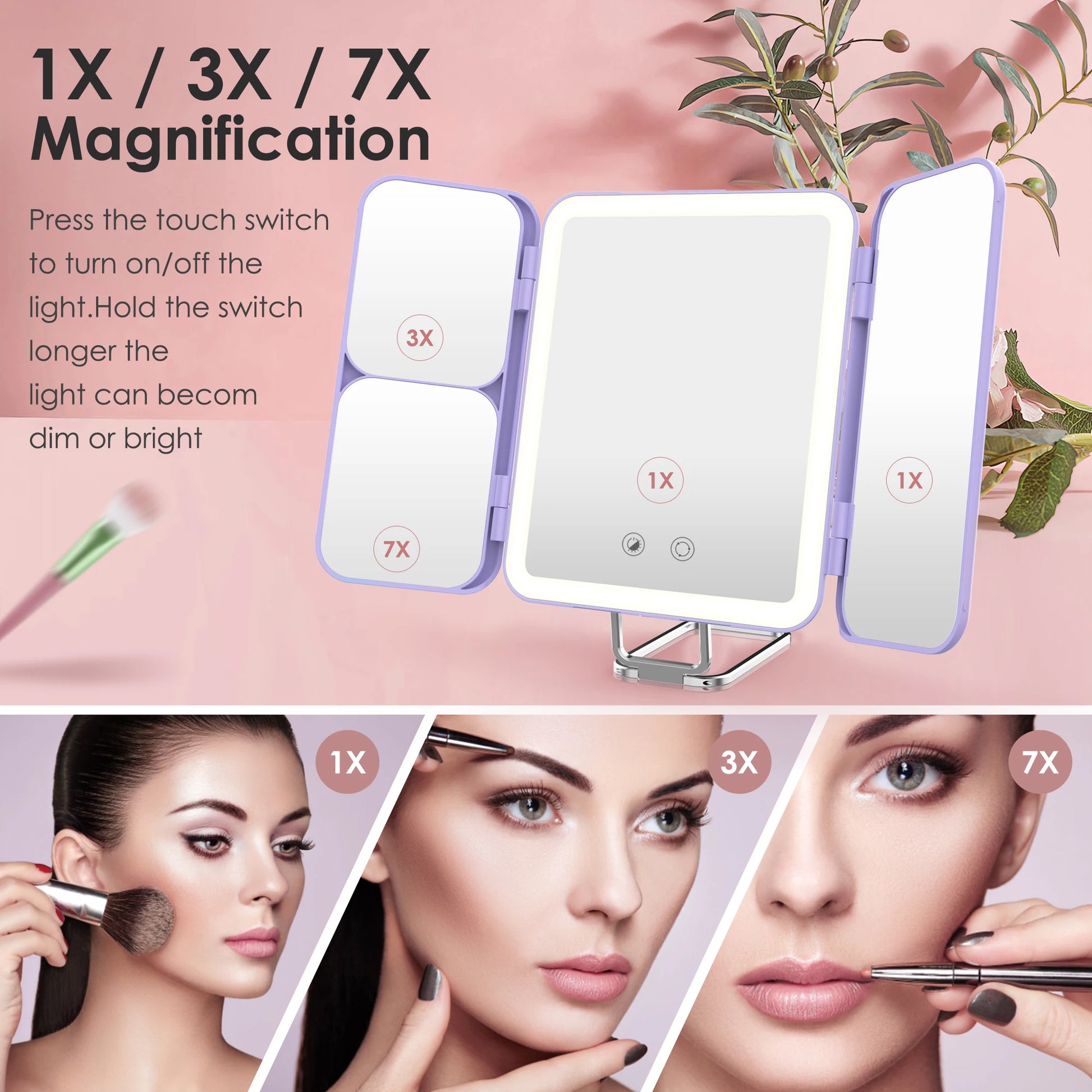 Sejoy Travel Makeup Vanity Mirror