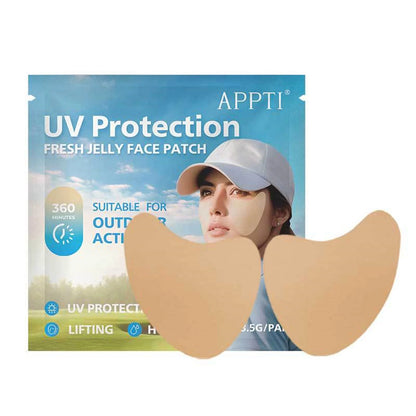 Facial sunscreen sticker
