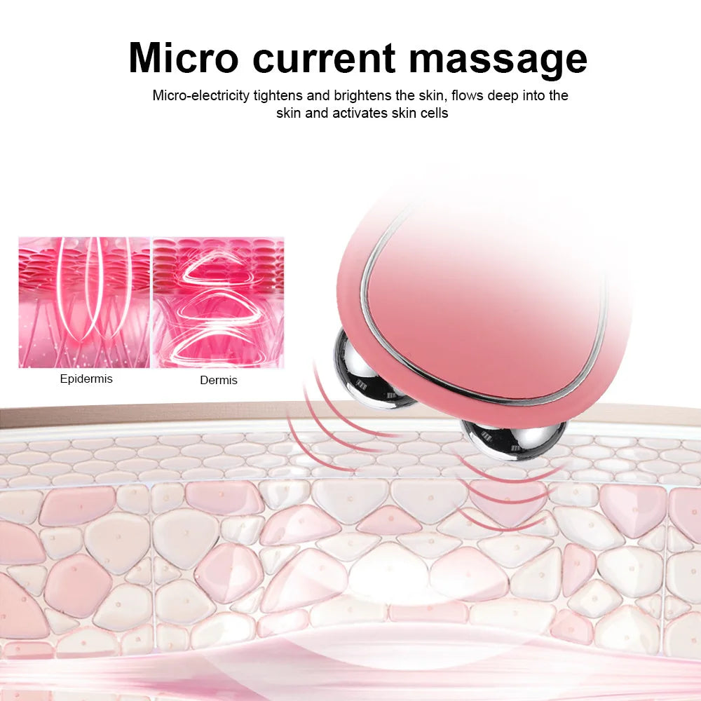 EMS Face Lifting Machine Facial Massager Microcurrent Roller