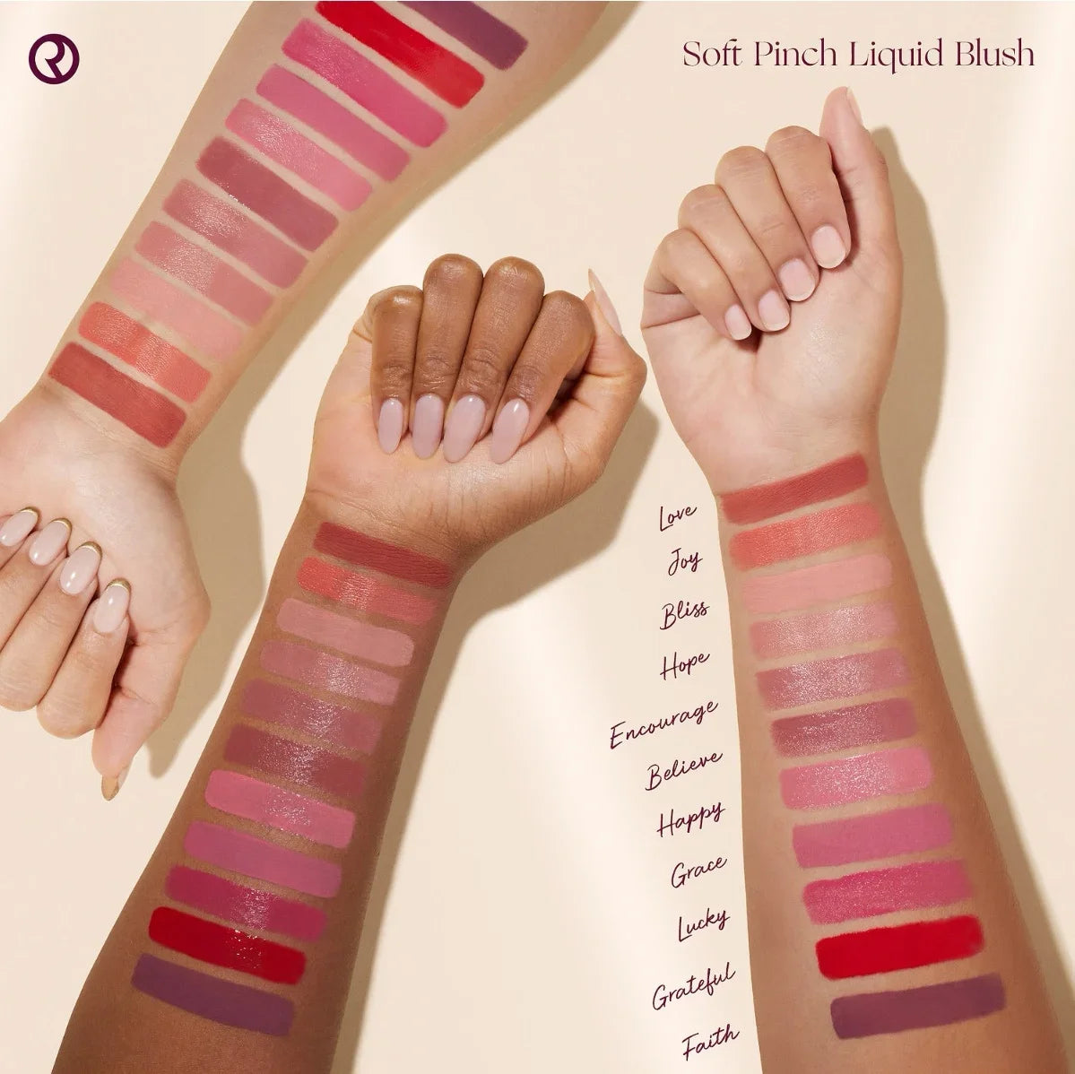 Rose Beauty Liquid Blush Lipstick Blush Eyes Cheek Blusher