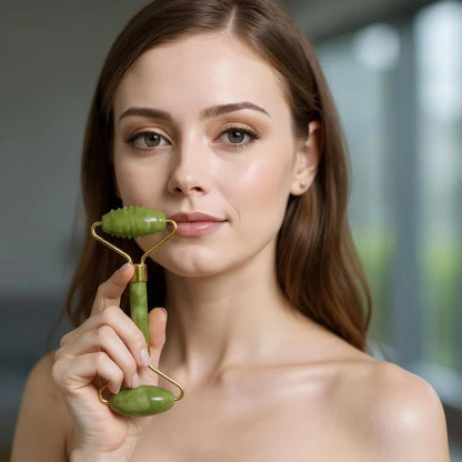Natural Jade Roller & Gua Sha