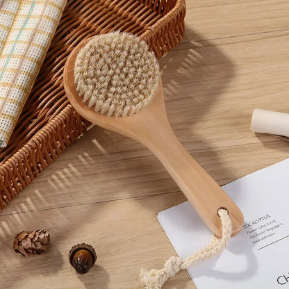 ✨ 2 In 1 Dry Skin Body Massage Brush ✨