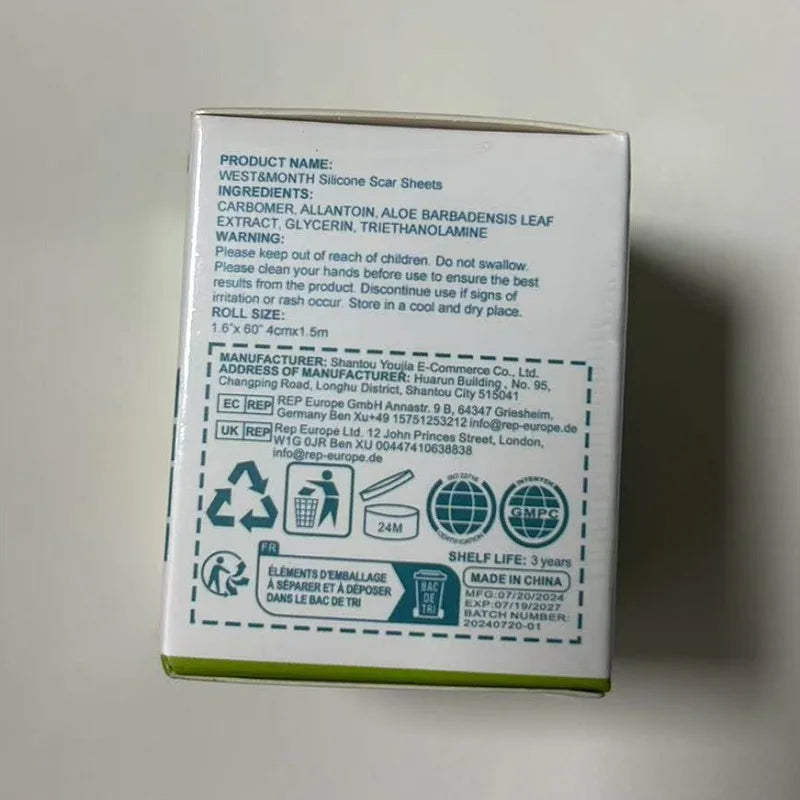 Silicone Scar Sheets