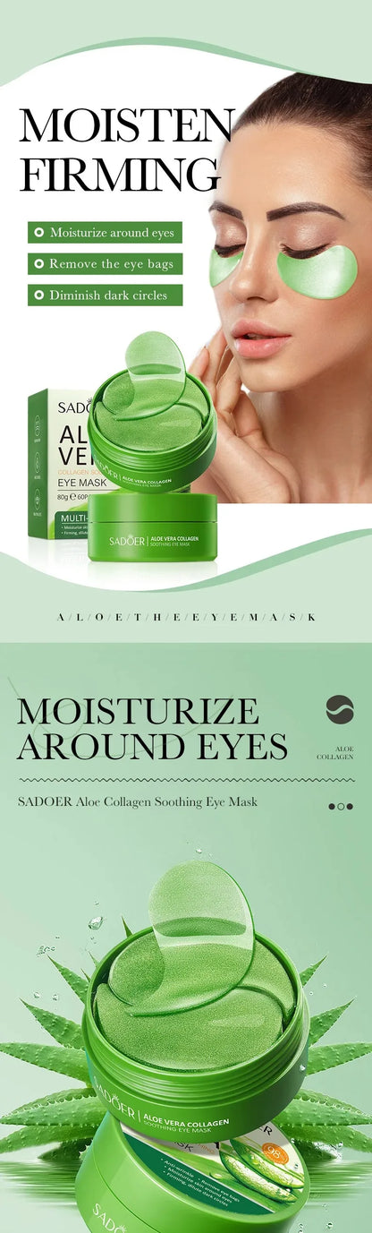 🌸 Aloe Vera Collagen Eye Mask ✨
