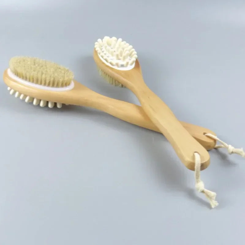 ✨ 2 In 1 Dry Skin Body Massage Brush ✨
