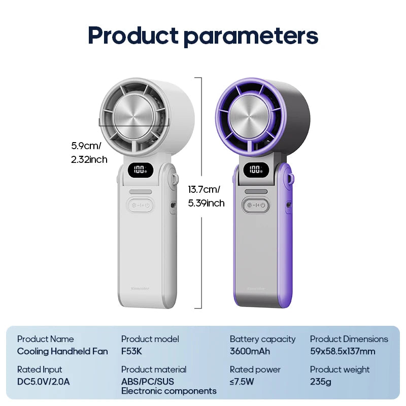 🧊 Kinscoter Foldable Handheld Fan