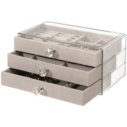✨ Acrylic Velvet Jewelry Organizer ✨