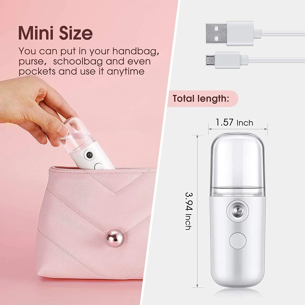 USB Portable Mini Sprayer Face
