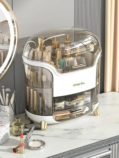 ✨ Transparent Desktop Makeup & Jewelry Organizer ✨