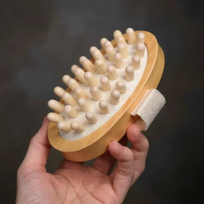 ✨ 2 In 1 Dry Skin Body Massage Brush ✨